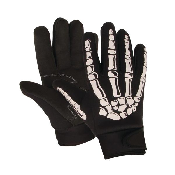 Mechanics Gloves Black Skull
