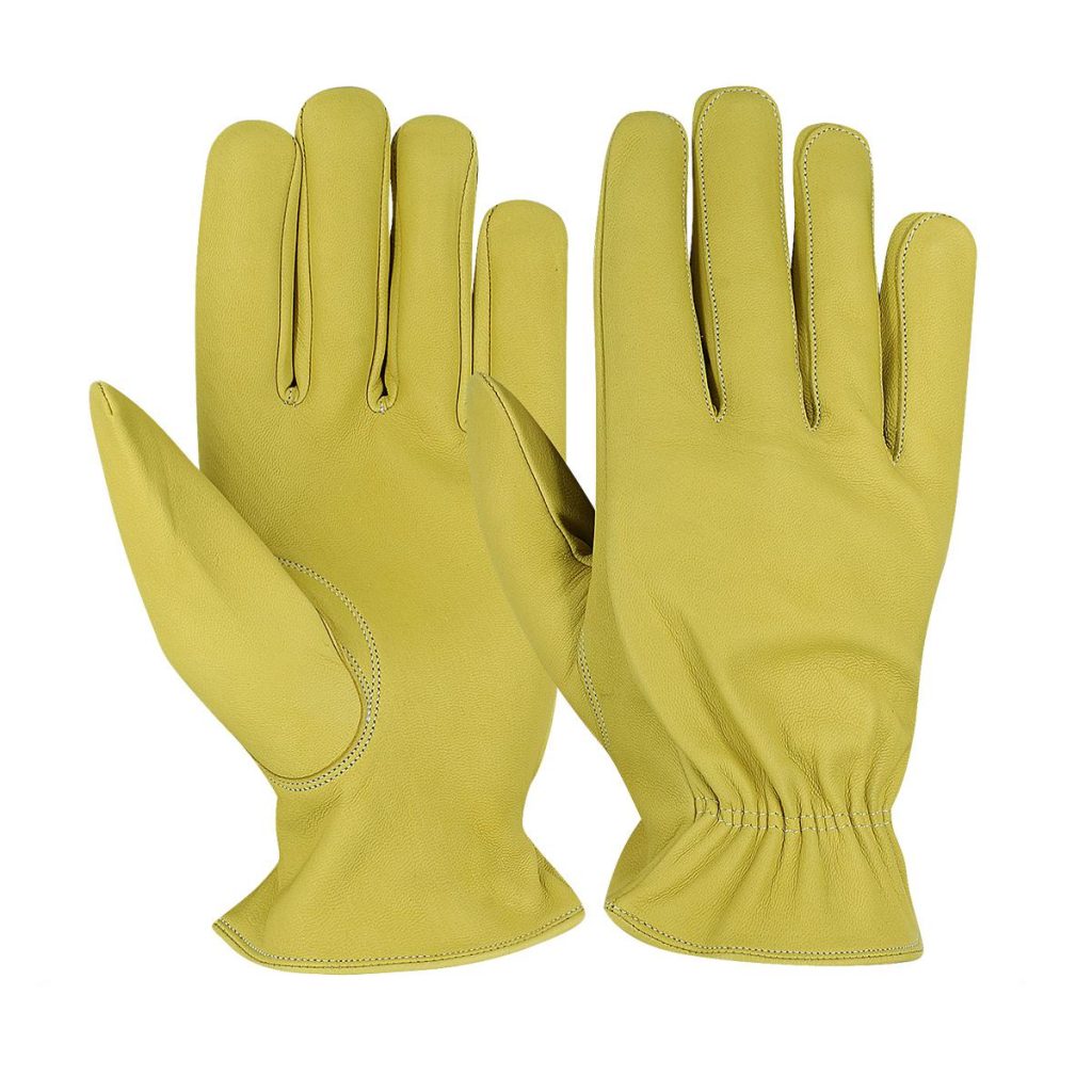 Full goatskin leather driver gloves by Tough Safety Wears for industrial handling, warehouse, transport and maintenance work
