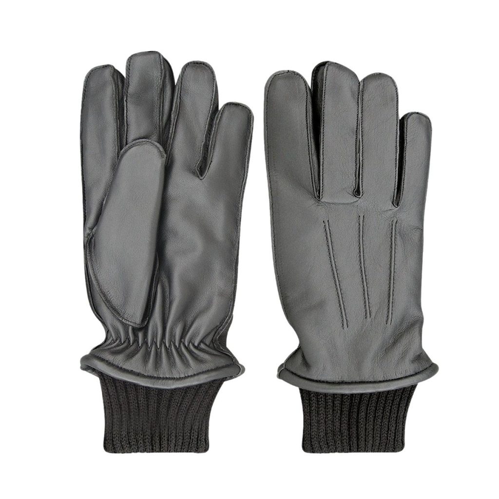 winter gloves leather fleece lined for cold weather work