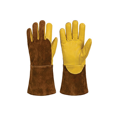 Heat Resistant Cowhide Leather Welding Gloves Manufacturer | Tough Safety Wears