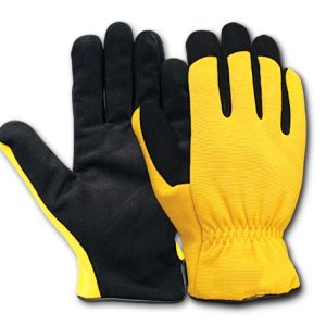 Synthetic Leather Palm Work Gloves – Lightweight Industrial Safety Gloves Manufacturer