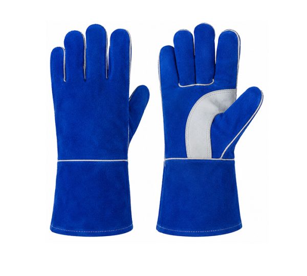 Heat Resistant Split Leather Welding Gloves