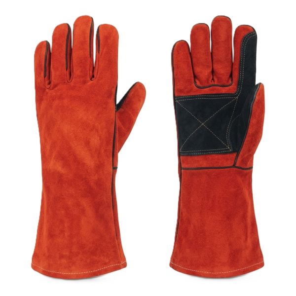 Split Leather Welding Gloves with Reinforcement